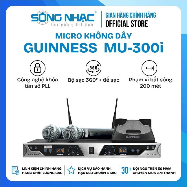 Micro Không Dây GUINNESS MU - 300i + Sạc