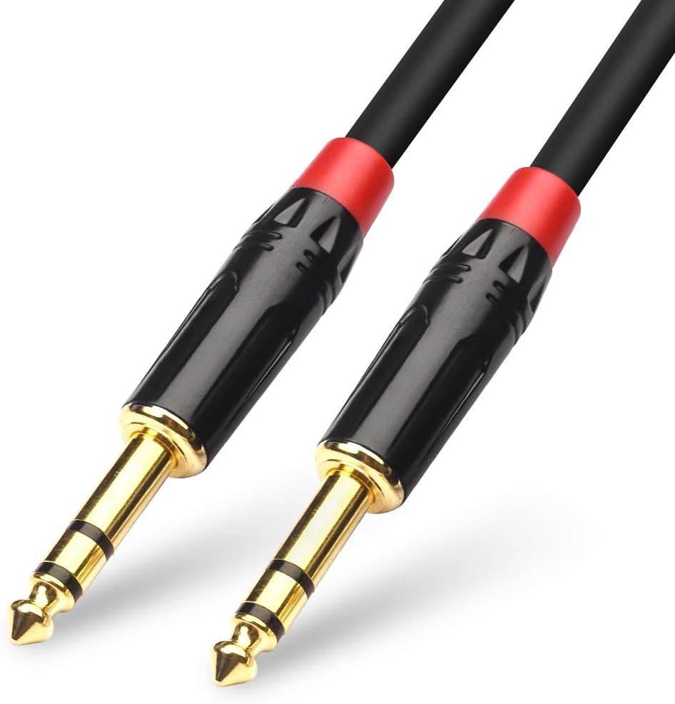 Cáp TRS DISINO 14 inch - Chiều dài 6,6ft, Dây âm thanh nổi nam đến nam